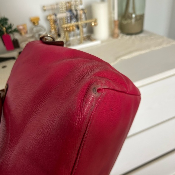 Dooney & Bourke Pink Leather Satchel - Picture 3 of 12